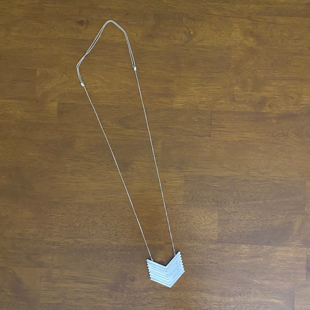 Silver Arrowstack Pendant Necklace